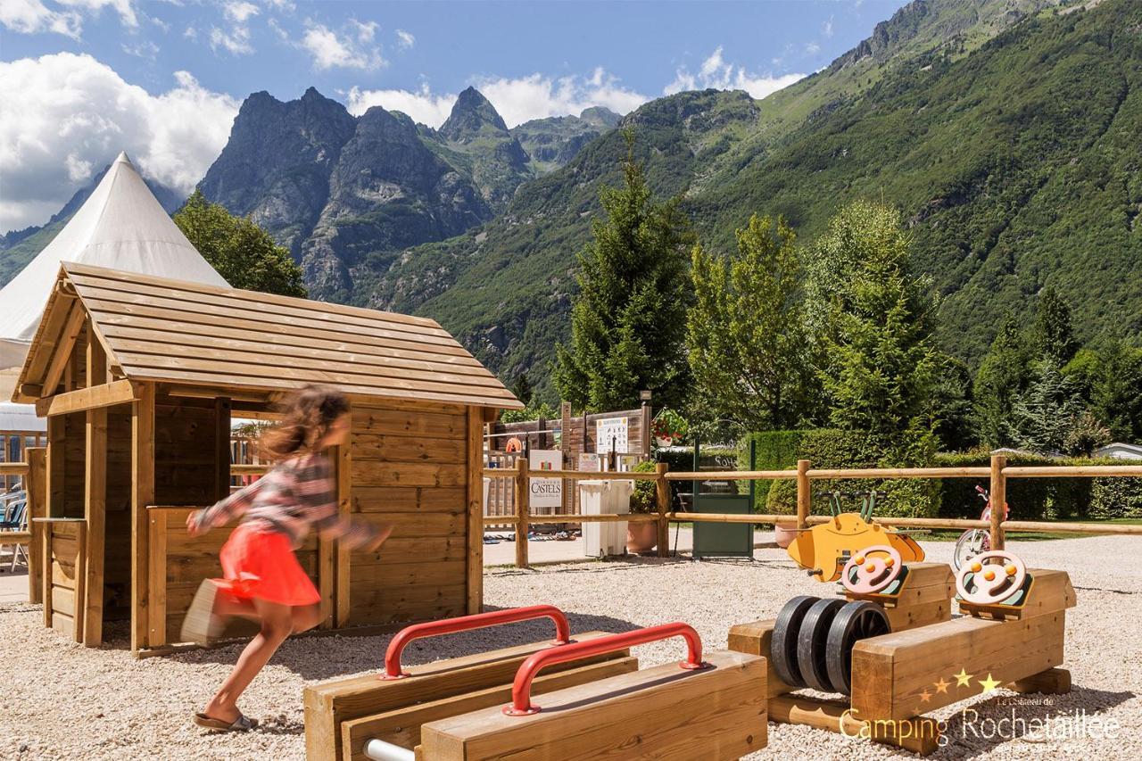 Отель Camping Le Rochetaillee Grandes Sables Экстерьер фото